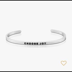 MantraBand - "Choose Joy" - Stainless Steel